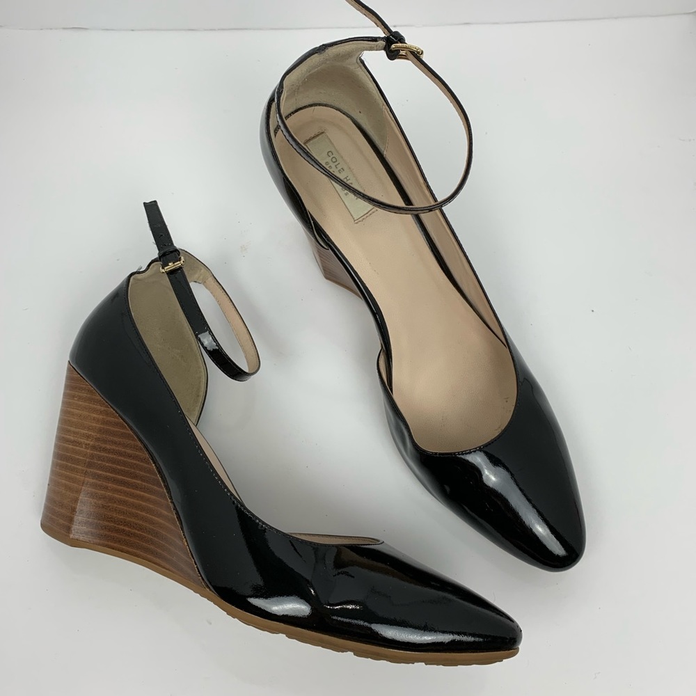 Cole Haan Grand OS D'orsay Strap Patent Leather